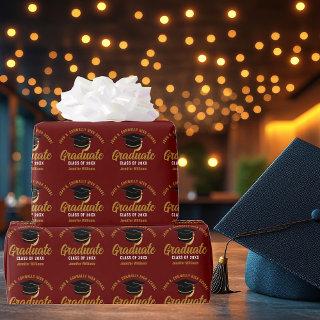 Maroon Gold Graduate Custom 2025 Graduation