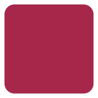 Maroon Square Sticker