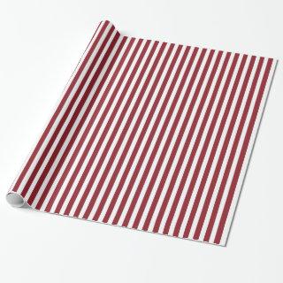 Maroon & White Striped Pattern