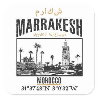 Marrakesh Square Sticker