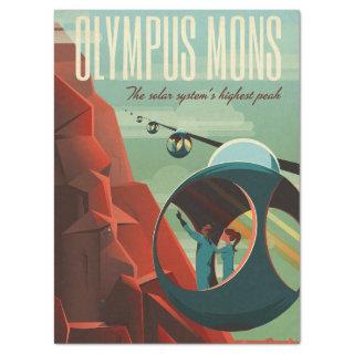 Mars Olympus Mons Highest Volcano Solar System Tissue Paper