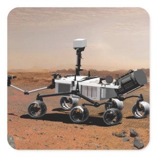 Mars Science Laboratory 2 Square Sticker