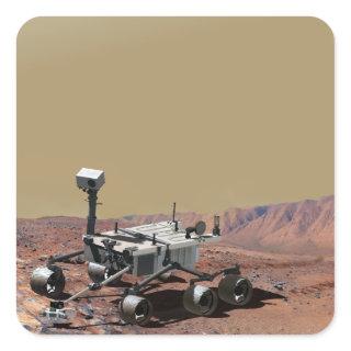 Mars Science Laboratory Square Sticker