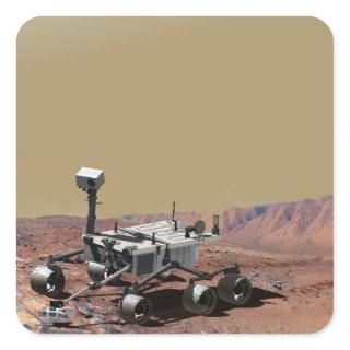 Mars Science Laboratory Square Sticker