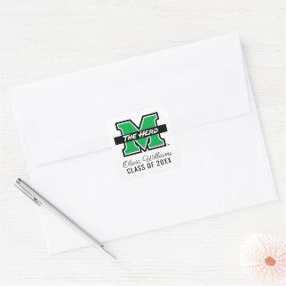 Marshall M | The Herd | Add Your Name Square Sticker