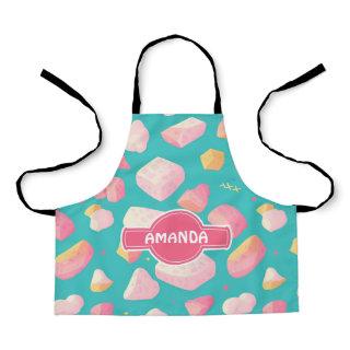 Marshmallow Rainbow Colorful Personalized Pattern Apron