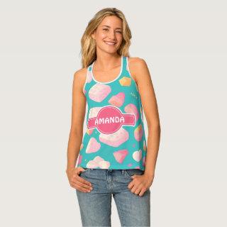 Marshmallow Rainbow Colorful Personalized Pattern Tank Top