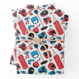Martial Arts Pattern (blue and red)  Sheets
