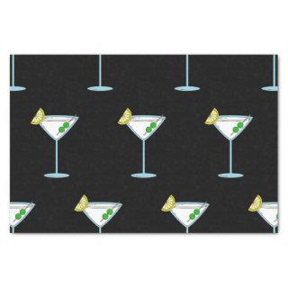 Martini Lovers Cocktail Glass Bartender Alcohol Tissue Paper