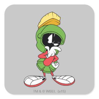 MARVIN THE MARTIAN™ Thinking Square Sticker