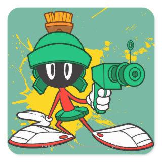 MARVIN THE MARTIAN™ With a Laser Square Sticker