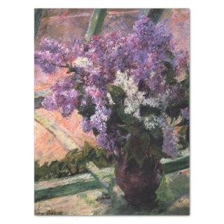 Mary Cassatt - Lilacs in a Window Tissue Paper