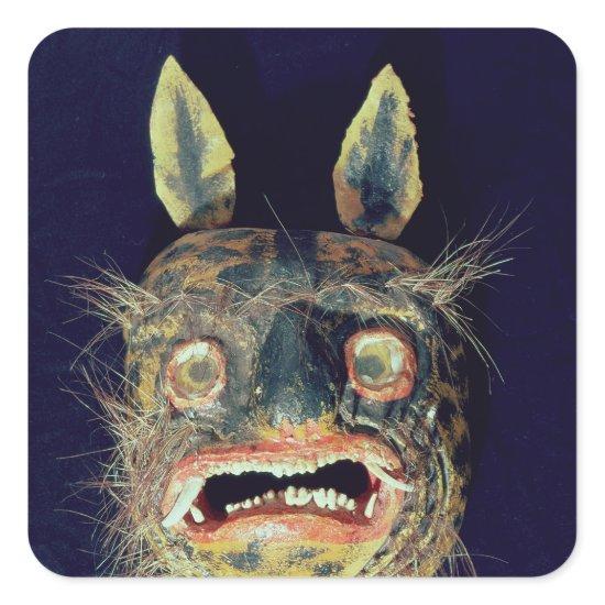 Mask Square Sticker