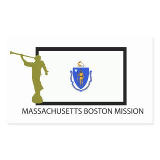 MASSACHUSETTS BOSTON MISSION LDS CTR RECTANGULAR STICKER