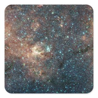 Massive Star Cluster Square Sticker