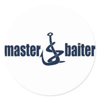 Master Baiter Classic Round Sticker