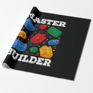 Master Builder Cute Block Building Kids Toys Brick