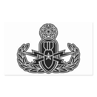 Master EOD stencil Rectangular Sticker