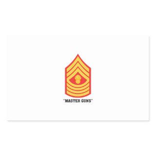 Master Guns Rectangular Sticker
