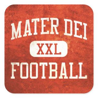 Mater Dei Monarchs Football Square Sticker