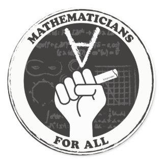 Mathematicians for All stickers