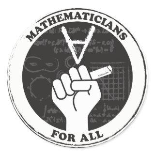 Mathematicians for All stickers