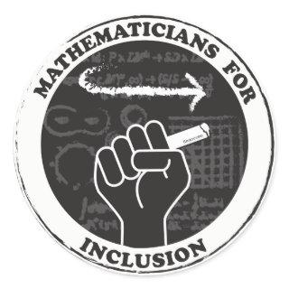 Mathematicians for Inclusion stickers