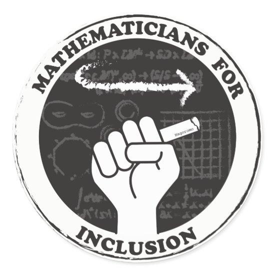 Mathematicians for Inclusion stickers