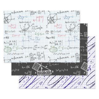 Mathematics, Algebra, Geometry, Ball Point Pen  Sheets