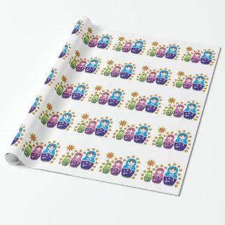 Matryoshka Russian dolls & sunflowers custom