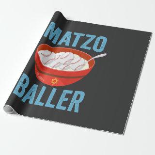 Matzo Baller Funny Baseball Hanukkah Holiday Gift