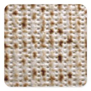 MATZO JEWISH SQUARE STICKERS