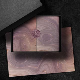 Mauve Strata | Dusty Pink and Rose Gold Agate Tissue Paper