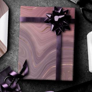 Mauve Strata | Dusty Pink and Rose Gold Agate