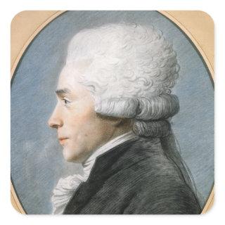 Maximilien de Robespierre Square Sticker