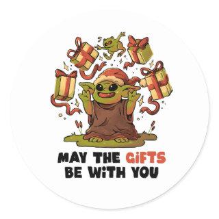 May the Gifts Be With You Classic Round Sticker