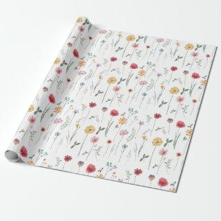 Meadow Wildflower Pattern Cottagecore Boho Vibe