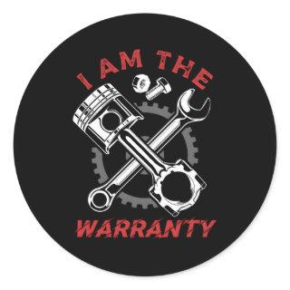 Mechanic Garage Car Car Mechanics Classic Round Sticker