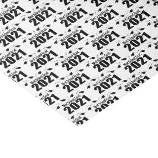 Med School Grad 2021 Graduation Tissue (Black) Tissue Paper