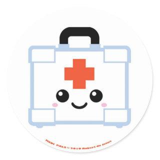Medi Pals First Aid Kit Classic Round Sticker