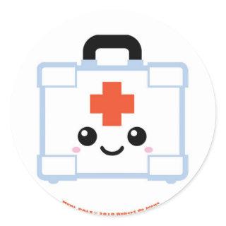 Medi Pals First Aid Kit Classic Round Sticker