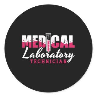 Medical Laboratory Technician Chemist Lab Tech Classic Round Sticker