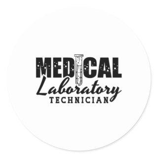 Medical Laboratory Technician Doctor Lab Tech Classic Round Sticker