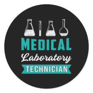 Medical Laboratory Technician Science Lab Tech Classic Round Sticker