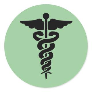 Medical Symbol Classic Round Sticker