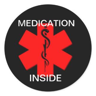 Medication Inside Sticker