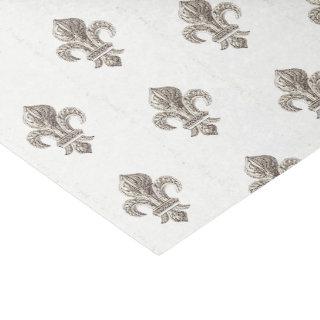 Medieval French Fleur de Lis Tissue Paper
