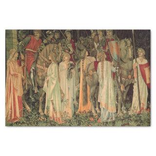 Medieval Knights of the Round Table Tissue Paper
