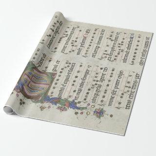 Medieval Music Illuminated Manuscript