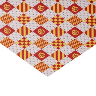 Medieval Red Yellow Magical Fantasy Heraldic Tissue Paper
